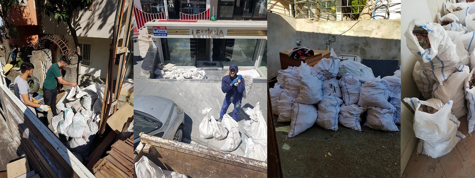 Çuvallı Çuvalsız Moloz Atımı